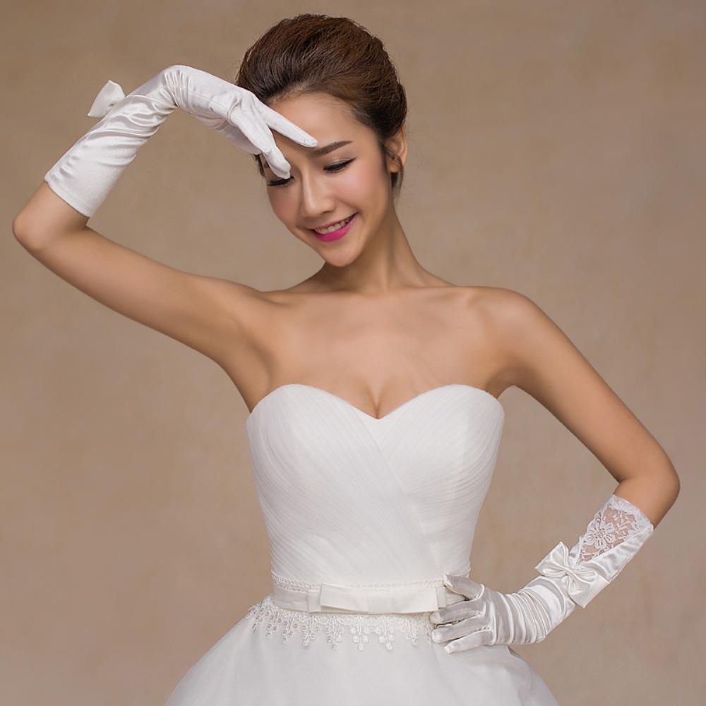 Cosplay Autumn Dinner Dress Party Banquet Lace Long Gloves Bow Women Satin Gloves Etiquette Mittens
Cosplay Autumn Dinner Dress Party Banquet Lace Long Gloves Bow Women Satin Gloves Etiquette Mittens