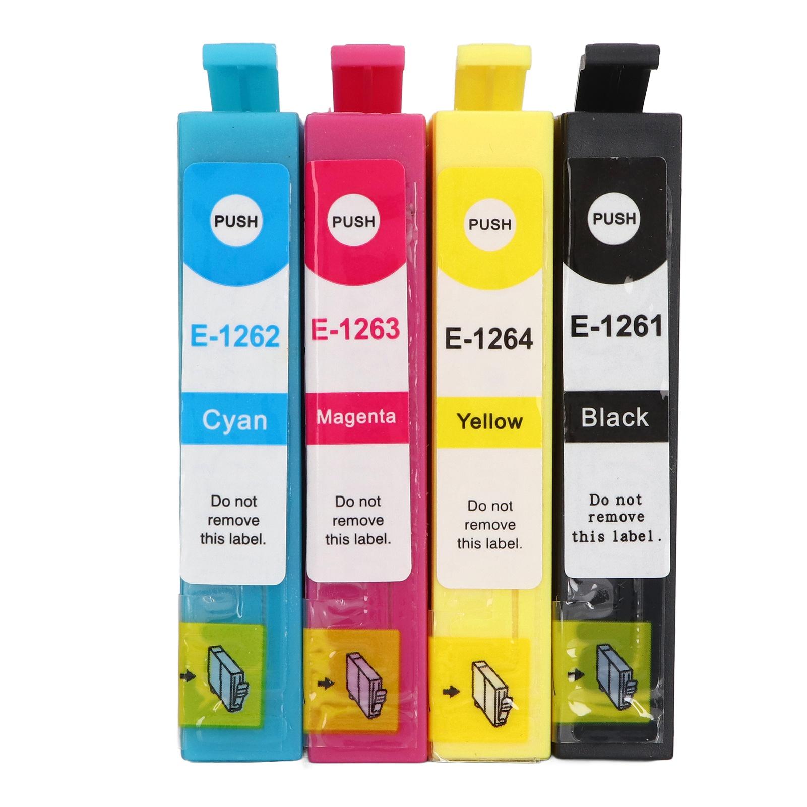 4PCS Ink Cartridge T1261 T1262 T1263 T1264 PP Cartridge Combo Pack Replacement for Printer
4PCS Ink Cartridge T1261 T1262 T1263 T1264 PP Cartridge Combo Pack Replacement for Printer