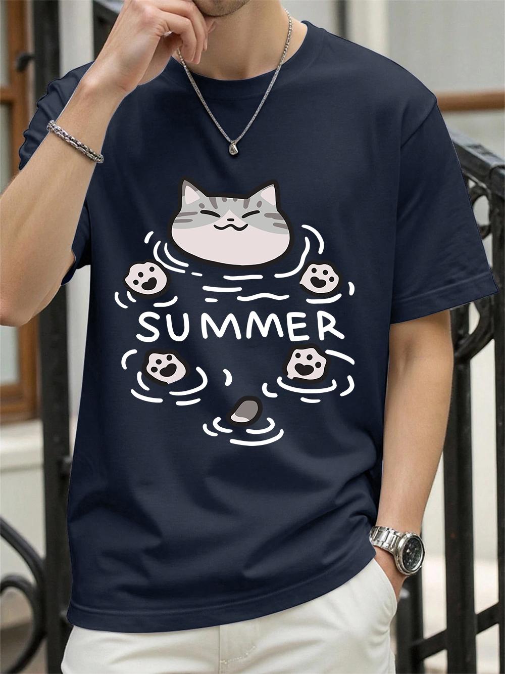 Floating Cat Beauty Prints TShirts Womens Summer Cotton Short Sleeve T Shirt Loose ONeck Soft Comfortable Tops Basic Clothes 4XL
Floating Cat Beauty Prints TShirts Womens Summer Cotton Short Sleeve T Shirt Loose ONeck Soft Comfortable Tops Basic Clothes 4XL