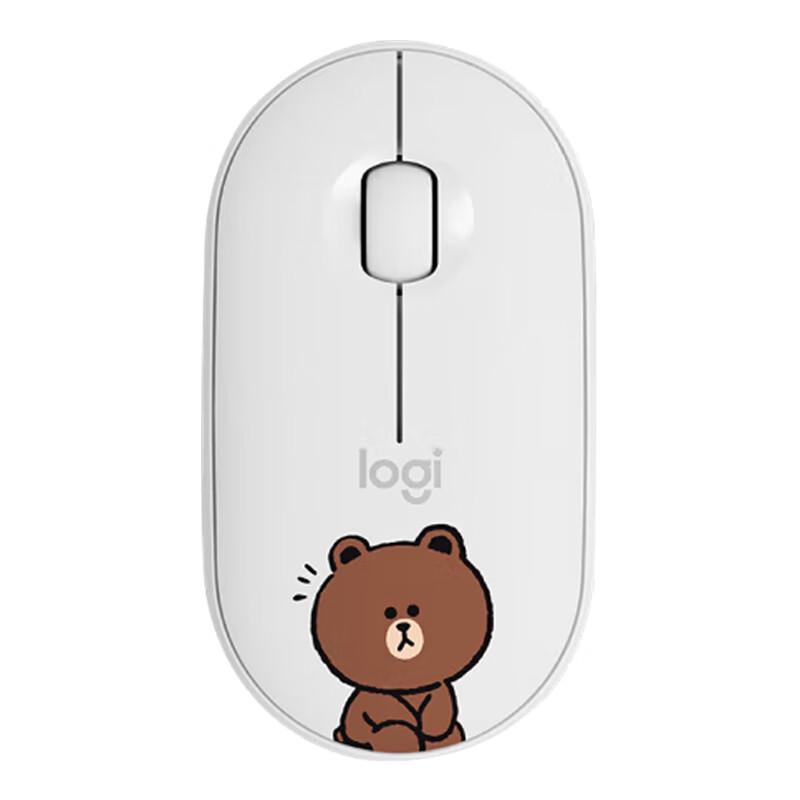 Logitech Pebble LINE FRIENDS Brown Bear Wireless Mouse
Logitech Pebble LINE FRIENDS Brown Bear Wireless Mouse