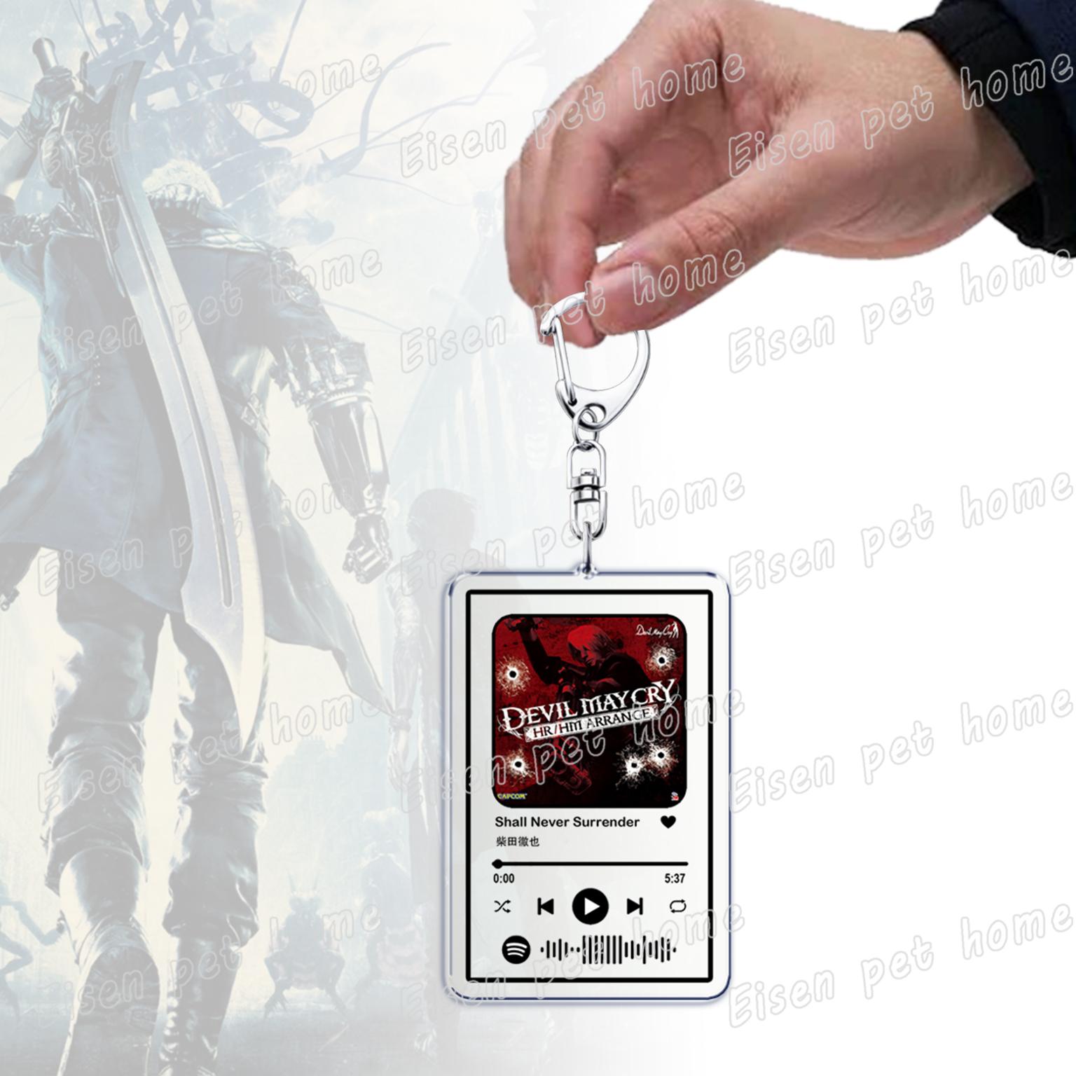 Video Games Dmc Dante Keychains for Accessories Bag Theme Song KeyChain Ring Jewelry Fans Gifts Shall Never Surrender Keyrings
Video Games Dmc Dante Keychains for Accessories Bag Theme Song KeyChain Ring Jewelry Fans Gifts Shall Never Surrender Keyrings