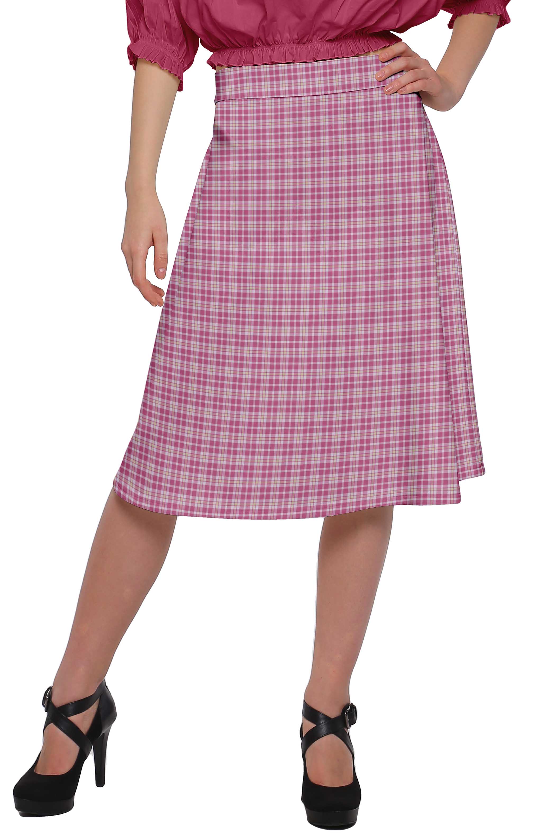 Moomaya Printed Skirt For Women Poly Spandex Casual Wear Summer Girls Skirt XS-M рожевий
Moomaya Printed Skirt For Women Poly Spandex Casual Wear Summer Girls Skirt XS-M рожевий