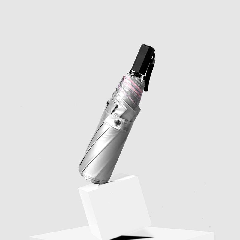 Three-fold hand-opened umbrella, sunscreen parasol, small fresh pocket, weather and rain vinyl folding umbrella
Three-fold hand-opened umbrella, sunscreen parasol, small fresh pocket, weather and rain vinyl folding umbrella
