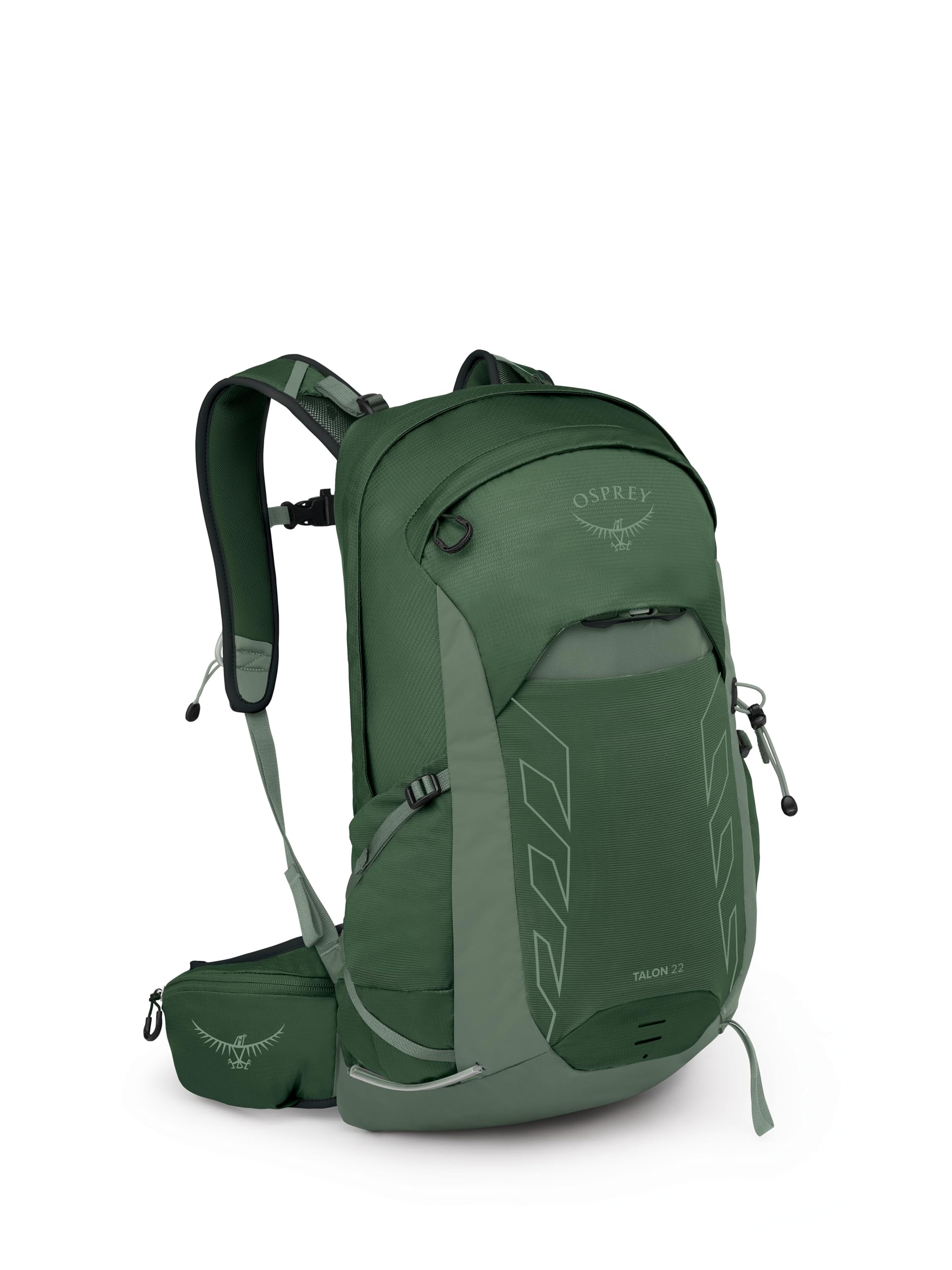 Osprey Talon 22L Lightweight Hiking Backpack with Green One 22 Men s Hipbelt, Canopy/Pine Leaf, Size, Liters. 
Osprey Talon 22L Lightweight Hiking Backpack with Green One 22 Men s Hipbelt, Canopy/Pine Leaf, Size, Liters.