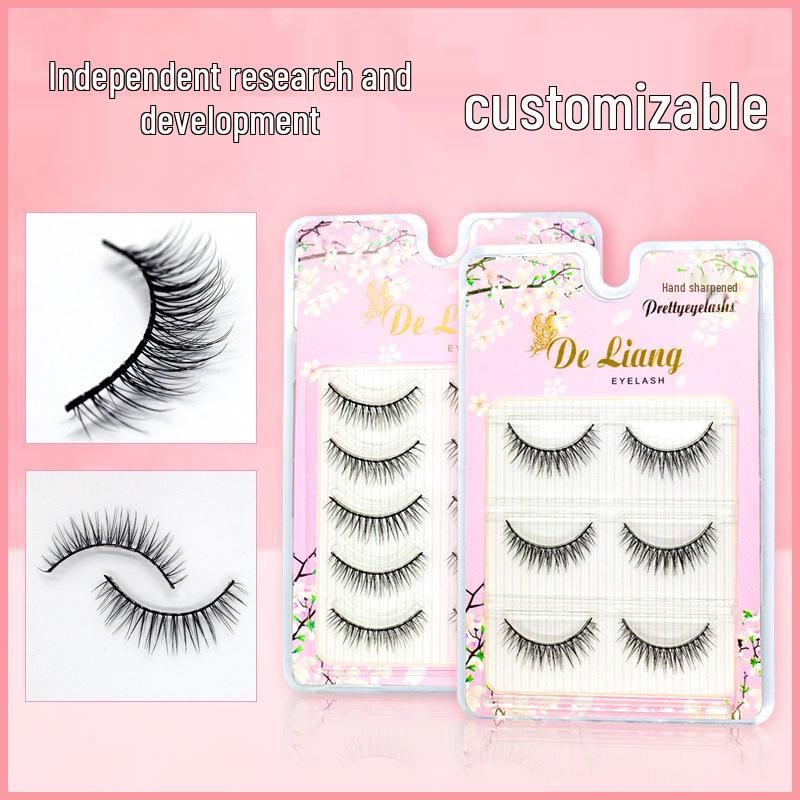 Japanese & Korean 3D Criss-Cross Realistic False Eyelashes, Nude Makeup, Comfortable, 5 Pairs Pack
Japanese & Korean 3D Criss-Cross Realistic False Eyelashes, Nude Makeup, Comfortable, 5 Pairs Pack