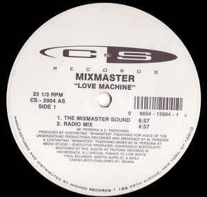 12inch Record COSTANTINO MIXMASTER PADOVANO - Love Machine CS2004 C & S Records 1993 US Dance & Electronica Used
12inch Record COSTANTINO MIXMASTER PADOVANO - Love Machine CS2004 C & S Records 1993 US Dance & Electronica Used