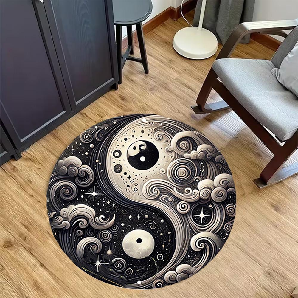 1pc home carpet colorful floral design non-slip office decor gift living room bedroom Diameter 60cm
1pc home carpet colorful floral design non-slip office decor gift living room bedroom Diameter 60cm