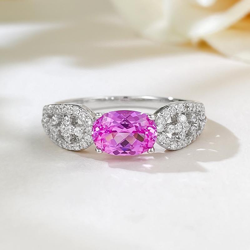 Longlongjin 2023 Pink Diamond Ring: 925 Silver, 1 Carat, Women s Luxury Fashion, Exquisite Niche Design. Size 5
Longlongjin 2023 Pink Diamond Ring: 925 Silver, 1 Carat, Women s Luxury Fashion, Exquisite Niche Design. Size 5