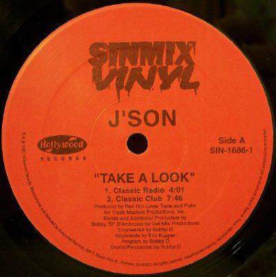 12inch Record J SON - Take A Look SIN16861 Sinmix Vinyl 1995 US Dance & Electronica Used
12inch Record J SON - Take A Look SIN16861 Sinmix Vinyl 1995 US Dance & Electronica Used