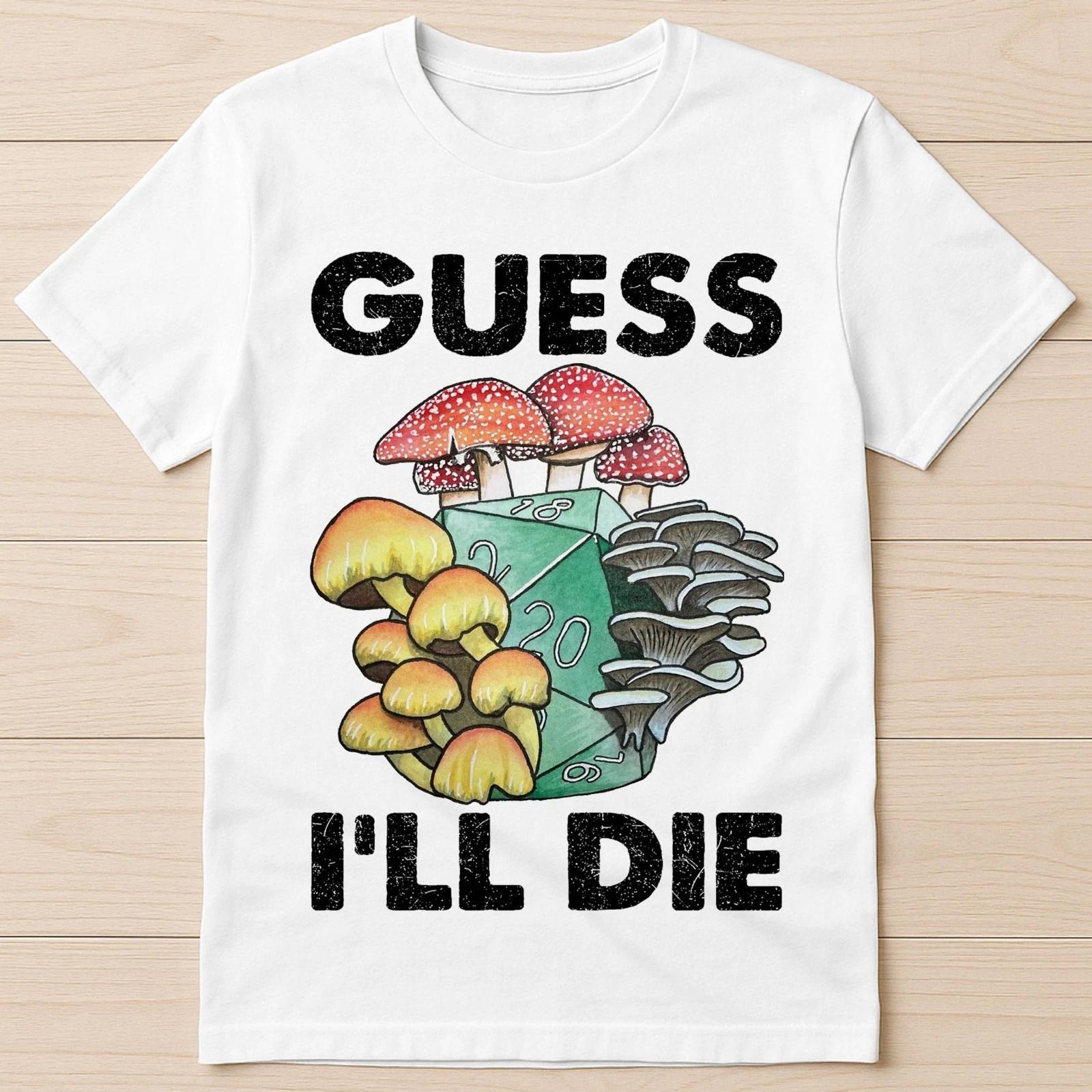 Magic Mushroom DND Guess I ll Die D20 Gamer Cult Funny Gift Tee T Shirt 1033 S
Magic Mushroom DND Guess I ll Die D20 Gamer Cult Funny Gift Tee T Shirt 1033 S