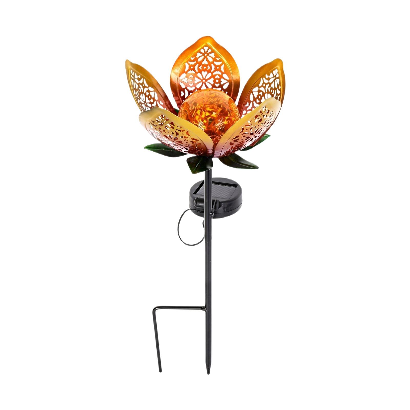 Solar Powered Garden Light Outdoor Decorative Flower Stake Lamp Metal Petal Design Landscape Lighting for Yard Pathway Patio one size
Solar Powered Garden Light Outdoor Decorative Flower Stake Lamp Metal Petal Design Landscape Lighting for Yard Pathway Patio one size