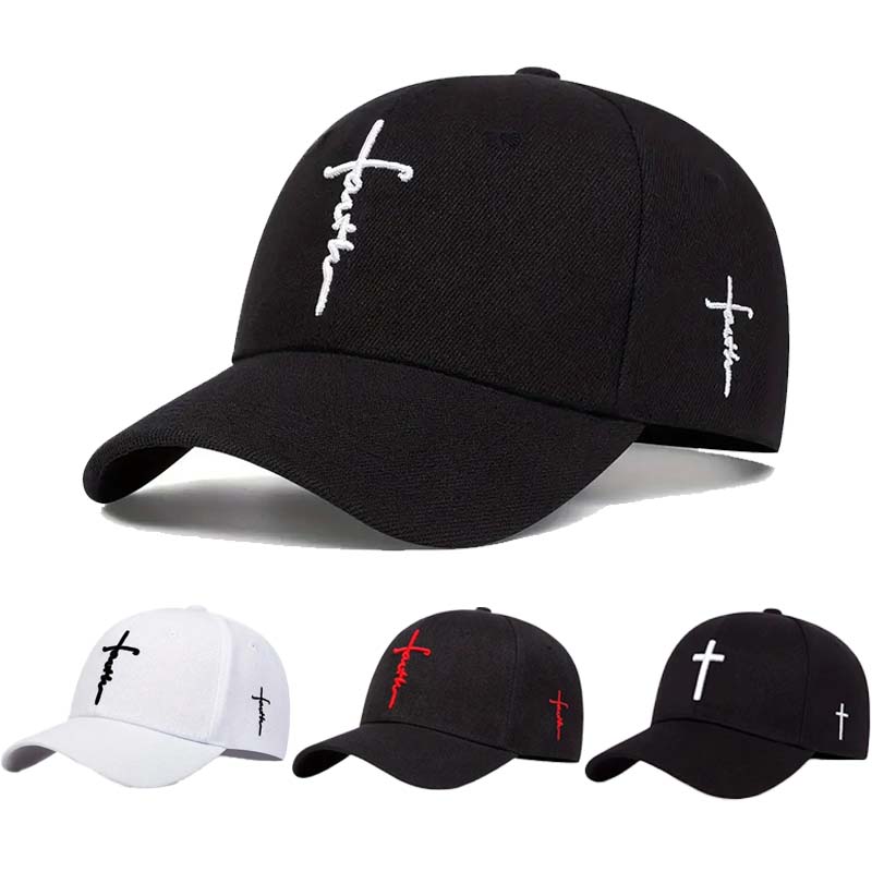 Casual Fashion Faith Embroidery Baseball Cap Adjustable Spring Summer Sun Hats Cotton Hat Hip Hop Trucker Caps Snapback 56-61CM
Casual Fashion Faith Embroidery Baseball Cap Adjustable Spring Summer Sun Hats Cotton Hat Hip Hop Trucker Caps Snapback 56-61CM