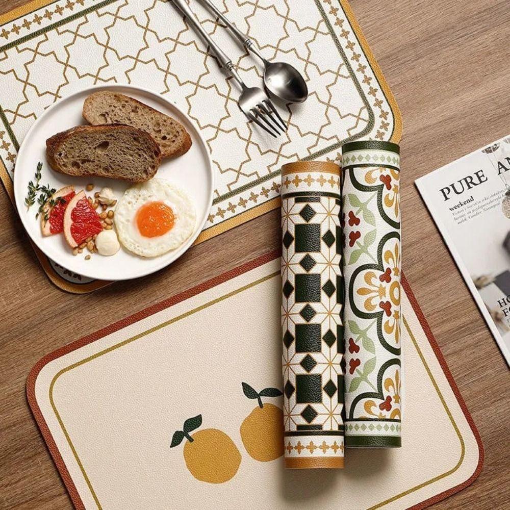 Leather Waterproof Household Heat-Resistant Non-Slip Placemat Table Mat Bowl Pad Coffee Cup Mat
Leather Waterproof Household Heat-Resistant Non-Slip Placemat Table Mat Bowl Pad Coffee Cup Mat