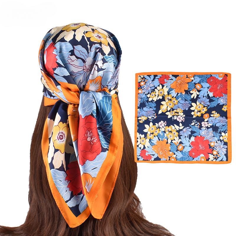 1pcs 70cm Square Scarf Women Simulated Silk Floral Pattern Silk Scarfs Versatile Headwear Clothing and Accessories Square Scarf
1pcs 70cm Square Scarf Women Simulated Silk Floral Pattern Silk Scarfs Versatile Headwear Clothing and Accessories Square Scarf