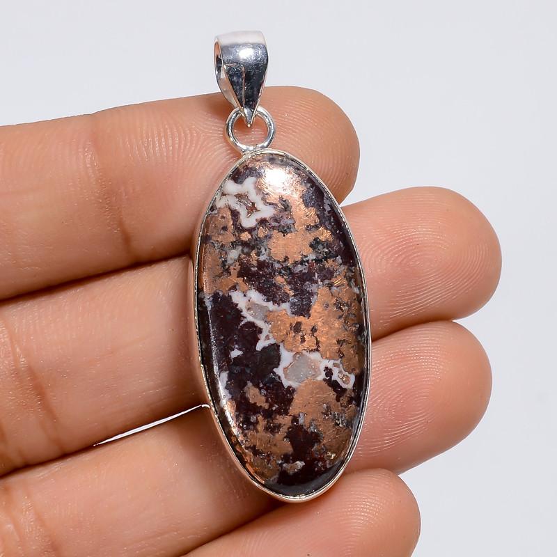 Classic Top Grade Qualite 100% Natural Copper Agate Oval Shape Ethnic Style Handmade Jewelry 925 Steling Silver Plated Pendant 1.7 WSJ-4967 1.7
Classic Top Grade Qualite 100% Natural Copper Agate Oval Shape Ethnic Style Handmade Jewelry 925 Steling Silver Plated Pendant 1.7 WSJ-4967 1.7
