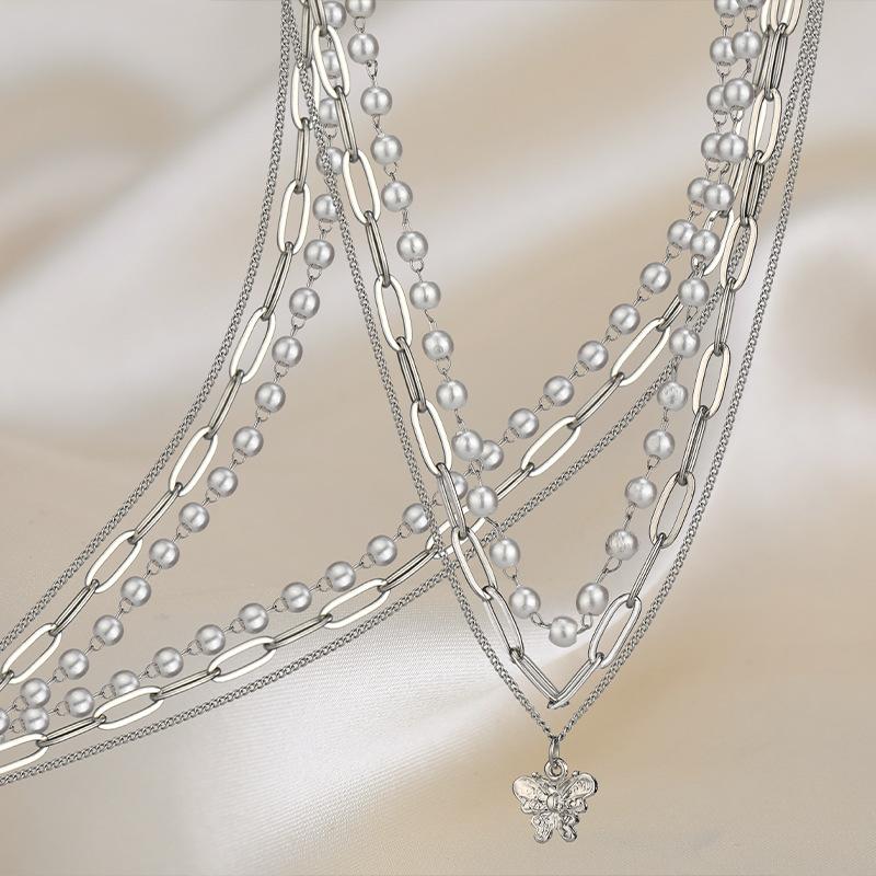 Sophisticated Layer Multi Butterfly Necklace In Titanium Steel Perfect For Gifts Special
Sophisticated Layer Multi Butterfly Necklace In Titanium Steel Perfect For Gifts Special