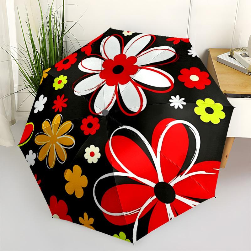 1pc Floral Pattern Automatic Open/Close Folding Umbrella - Compact 8-Rib Design, Daily Use, Perfect Gift for Friends & Family yy251124219
1pc Floral Pattern Automatic Open/Close Folding Umbrella - Compact 8-Rib Design, Daily Use, Perfect Gift for Friends & Family yy251124219
