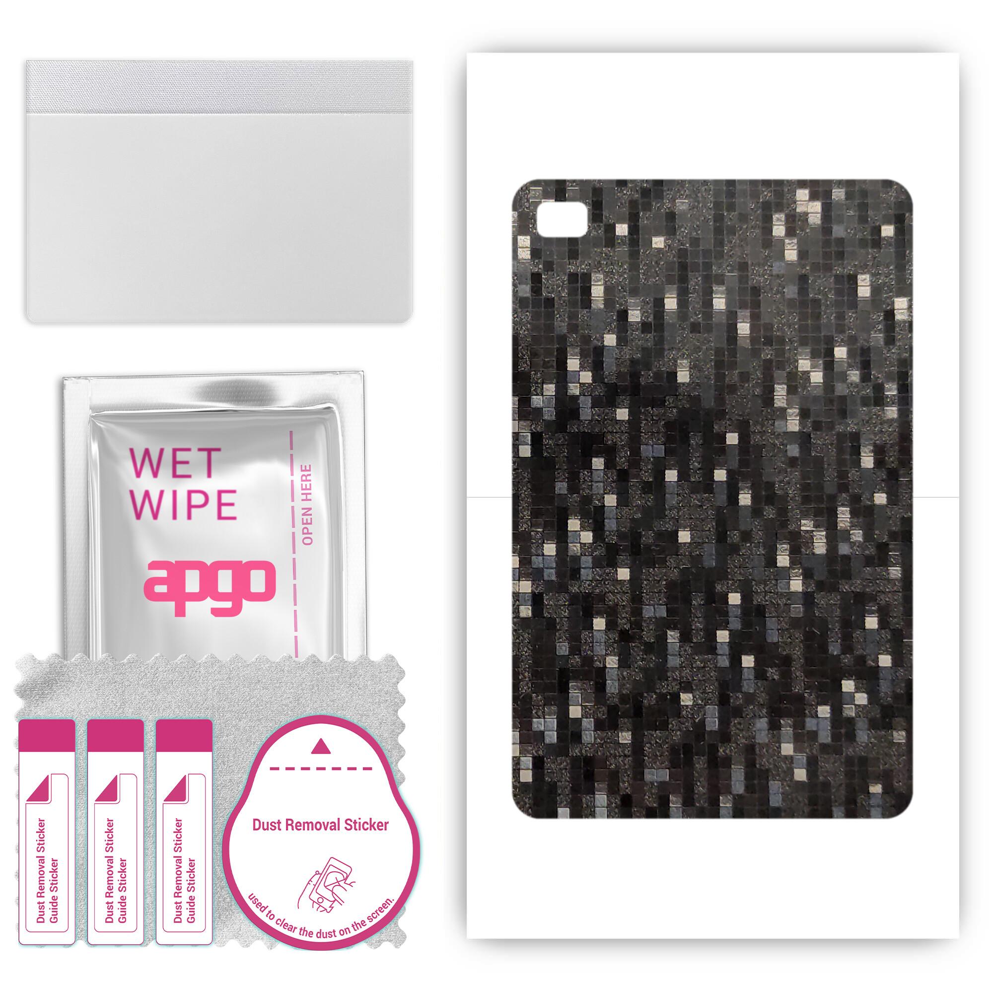 apgo Protective Skin Sticker for the back compatible with Teclast T40, Wrap Film, Foil, Vinyl - Pattern Carbon Black Pixel
apgo Protective Skin Sticker for the back compatible with Teclast T40, Wrap Film, Foil, Vinyl - Pattern Carbon Black Pixel