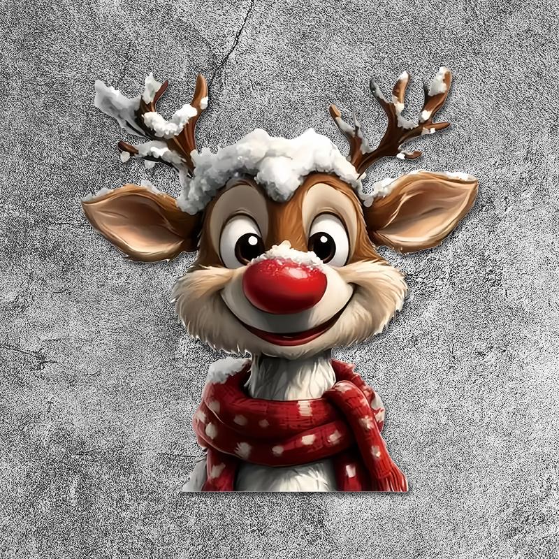 1PC Christmas Reindeer Window Stickers Waterproof for Home Decor Window Glass Door DIY BathRoom Wall Self-adhesive Vinyl Decals (as the picture,High25CM)
1PC Christmas Reindeer Window Stickers Waterproof for Home Decor Window Glass Door DIY BathRoom Wall Self-adhesive Vinyl Decals (as the picture,High25CM)