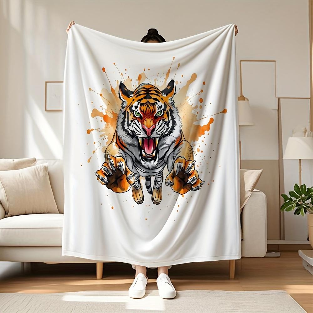 Tiger Art Splash Design Throw Blanket Wildlife Animal for Living Room Decor Gift for Him WildStyle50x60 70x100cm28x39in
Tiger Art Splash Design Throw Blanket Wildlife Animal for Living Room Decor Gift for Him WildStyle50x60 70x100cm28x39in