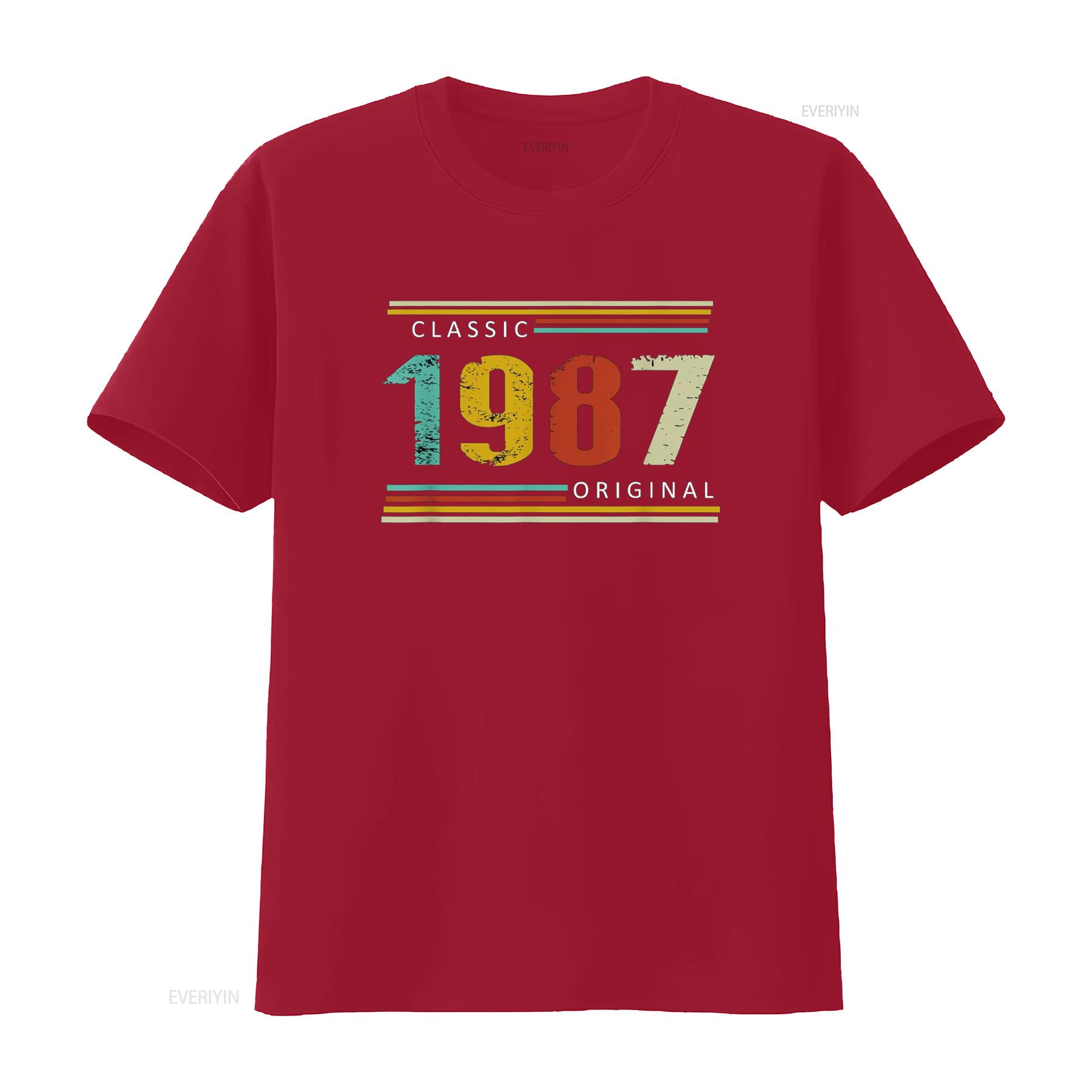 Birthday Classic of 1987 Original 37th Retro T Shirt vintage Washed Soft fashion Versatile Breathable graphic Stretched Unisex S
Birthday Classic of 1987 Original 37th Retro T Shirt vintage Washed Soft fashion Versatile Breathable graphic Stretched Unisex S