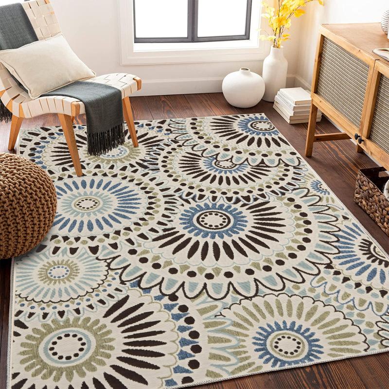 VIKAMA Nordic Vintage Rug Stain-Resistant and Durable Bedroom & Living Room Sofa Rug Wardrobe & Dining Room Floor Mat Home Decor 100cm x 150cm
VIKAMA Nordic Vintage Rug Stain-Resistant and Durable Bedroom & Living Room Sofa Rug Wardrobe & Dining Room Floor Mat Home Decor 100cm x 150cm