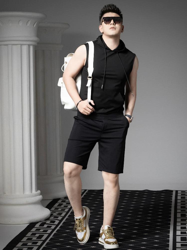 Ozhouzhan 2025 Summer New Men s Blazer Set Trendy Solid Hood Vest Shorts Two-piece Set M белый
Ozhouzhan 2025 Summer New Men s Blazer Set Trendy Solid Hood Vest Shorts Two-piece Set M белый