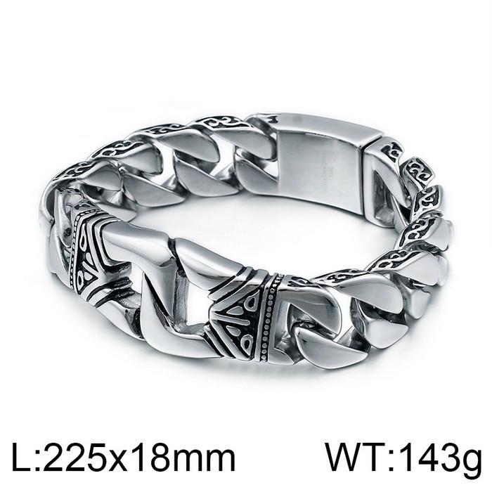 2026 Domineering Casting Totem Portrait Series Bracelet, European and American Retro Vacuum Electroplating Engraved Titanium Steel Men s Bracelet 22cm
2026 Domineering Casting Totem Portrait Series Bracelet, European and American Retro Vacuum Electroplating Engraved Titanium Steel Men s Bracelet 22cm