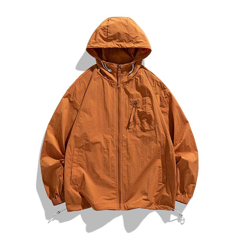 Літній чоловічий сонцезахисний одяг, модні парні куртки з капюшоном L помаранчевий
Літній чоловічий сонцезахисний одяг, модні парні куртки з капюшоном L помаранчевий