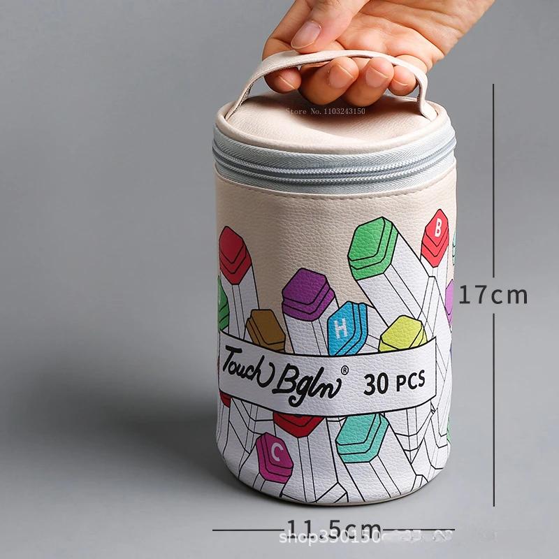 60/120/168 Color Marker Pen Storage Bag Pu Leather Bag Art Student Outdoor Watercolor Painting Graffiti Marker Pen Storage Bag
60/120/168 Color Marker Pen Storage Bag Pu Leather Bag Art Student Outdoor Watercolor Painting Graffiti Marker Pen Storage Bag