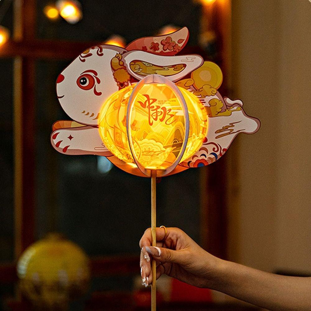 Portable Chinese Rabbit Lantern Traditional Antique Lantern Mid-Autumn Festival Style 2
Portable Chinese Rabbit Lantern Traditional Antique Lantern Mid-Autumn Festival Style 2