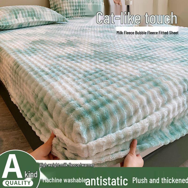 Class A Milk Fleece Winter Fitted Sheet: Thick, Non-slip, Dustproof Mattress Protector 48x74cm Pillowcase Single
Class A Milk Fleece Winter Fitted Sheet: Thick, Non-slip, Dustproof Mattress Protector 48x74cm Pillowcase Single