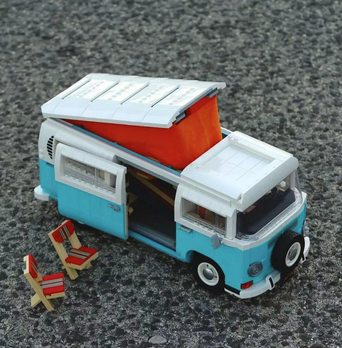T2 Camper Car Van Модель Строительные блоки DIY Кирпичи Игрушки для детей Рождественский подарок на день рождения
T2 Camper Car Van Модель Строительные блоки DIY Кирпичи Игрушки для детей Рождественский подарок на день рождения