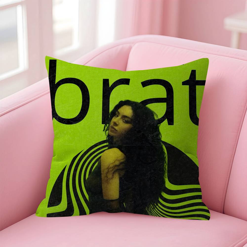 Singer CCharli XCX BRAT Cushion Cover 30x50 Polyester Sofa Cushions Decorative Throw Pillows Home Decoration Pillowcover 30x30 cm
Singer CCharli XCX BRAT Cushion Cover 30x50 Polyester Sofa Cushions Decorative Throw Pillows Home Decoration Pillowcover 30x30 cm