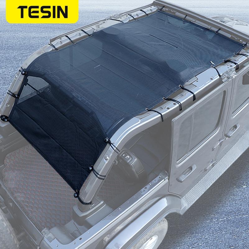 TESIN сетка на крышу автомобиля, бикини, солнцезащитный козырек, сетка для Jeep Wrangler JL 4 двери 2018-2023, защита от ультрафиолета, теплоизоляция
TESIN сетка на крышу автомобиля, бикини, солнцезащитный козырек, сетка для Jeep Wrangler JL 4 двери 2018-2023, защита от ультрафиолета, теплоизоляция