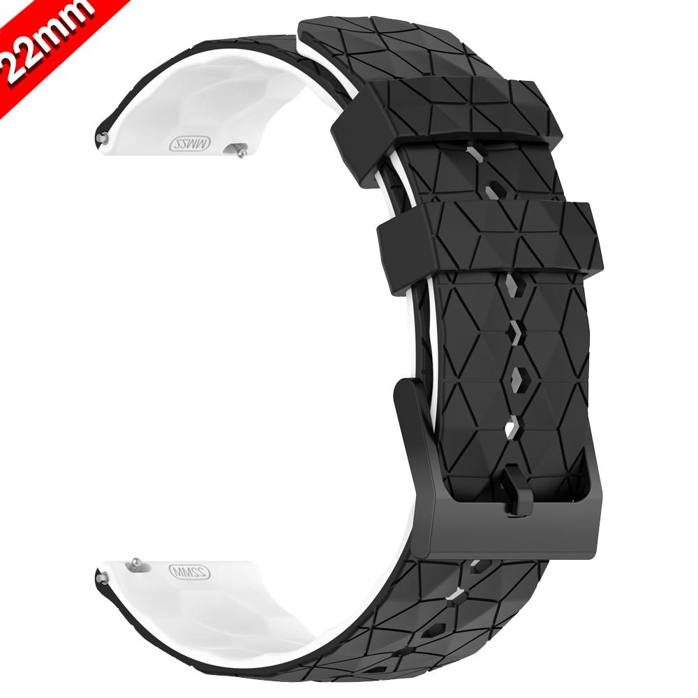 22mm Silicone Soft Strap For COROS PACE 4 APEX 4 42mm/APEX 46mm 2 Pro/PACE Pro 3 Sports Bracelet For Realme Watch S2 Watch Bands 1Pcs 22mm чорний білий колір
22mm Silicone Soft Strap For COROS PACE 4 APEX 4 42mm/APEX 46mm 2 Pro/PACE Pro 3 Sports Bracelet For Realme Watch S2 Watch Bands 1Pcs 22mm чорний білий колір
