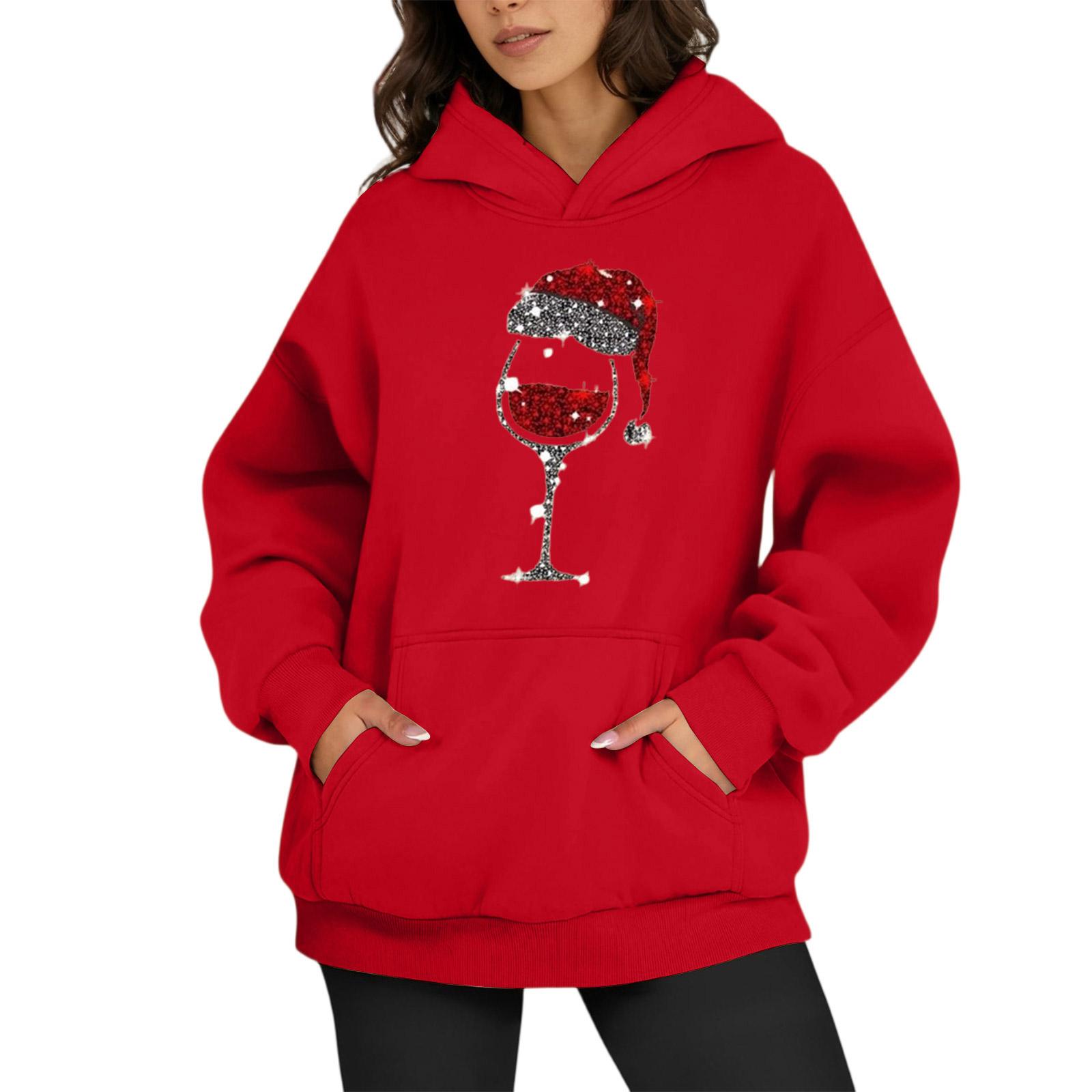 Жіночі світшоти великого розміру Флісові толстовки Сорочки з довгими рукавами Пуловери Осінній одяг з кишенями L червоний
Жіночі світшоти великого розміру Флісові толстовки Сорочки з довгими рукавами Пуловери Осінній одяг з кишенями L червоний