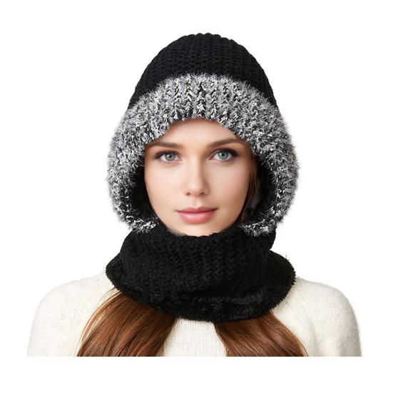 Вязаная шапка 3 в 1 однотонная с плюшевой отделкой, бархатной подкладкой, зимняя шапка, шарф, набор для защиты лица, ветрозащитный флис с подкладкой, головной убор
Вязаная шапка 3 в 1 однотонная с плюшевой отделкой, бархатной подкладкой, зимняя шапка, шарф, набор для защиты лица, ветрозащитный флис с подкладкой, головной убор