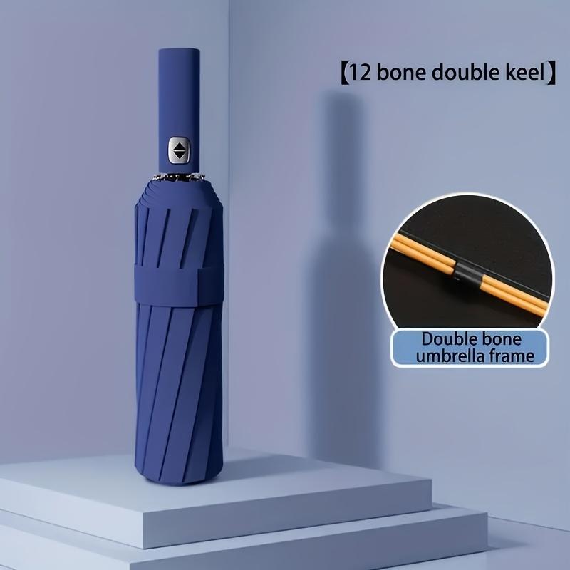 Large Automatic Folding Umbrella - Double Keel, Windproof, Sun Protection, 24-Rib Design, Compact & Durable for Rain or Shine IRON&24K
Large Automatic Folding Umbrella - Double Keel, Windproof, Sun Protection, 24-Rib Design, Compact & Durable for Rain or Shine IRON&24K