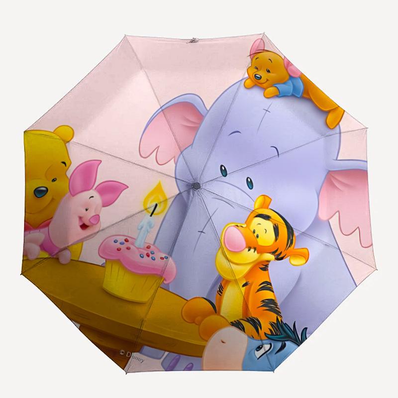 1pc Winnie-the-Pooh Automatic Folding Umbrella: Compact 8-rib Design Cartoon Travel Companion for Outdoor, Casual Accessory
1pc Winnie-the-Pooh Automatic Folding Umbrella: Compact 8-rib Design Cartoon Travel Companion for Outdoor, Casual Accessory