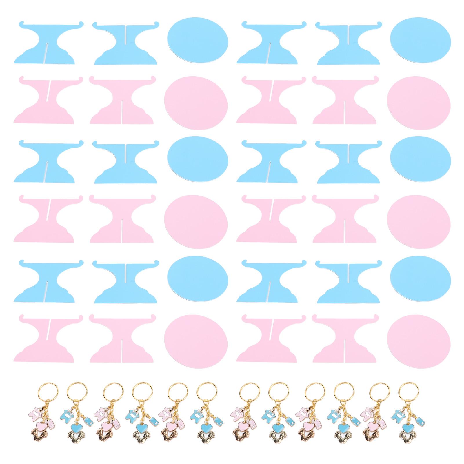 12 Set Baby Gender Reveal Party Cupcake Stand Kit with Footprint Keychains Baby Gender Reveal Party
12 Set Baby Gender Reveal Party Cupcake Stand Kit with Footprint Keychains Baby Gender Reveal Party