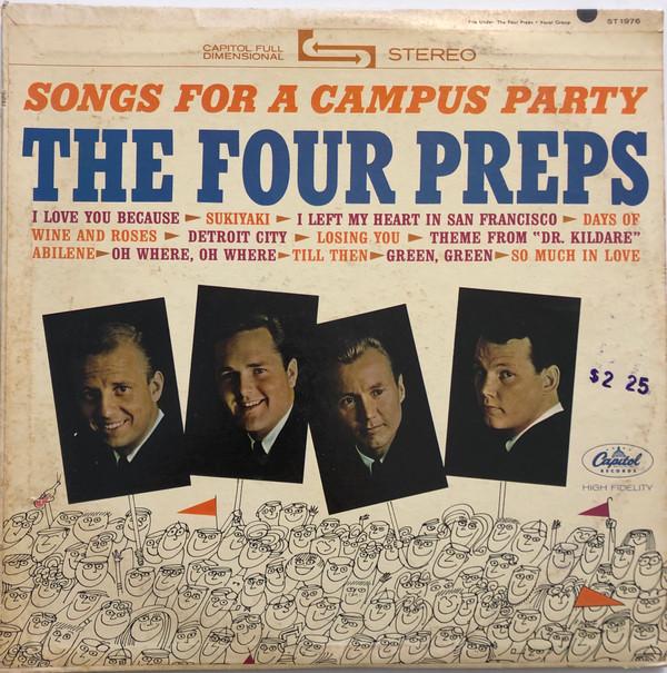LP Record FOUR PREPS - Songs For A Campus Party ST1976 Capitol Records 1963 US Pop Used
LP Record FOUR PREPS - Songs For A Campus Party ST1976 Capitol Records 1963 US Pop Used