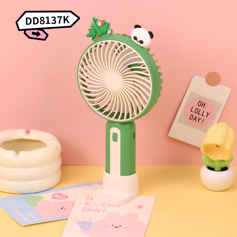 Stepless Speed Cartoon Fan with Light - Handheld, Desktop & Phone Holder Color Variant
Stepless Speed Cartoon Fan with Light - Handheld, Desktop & Phone Holder Color Variant