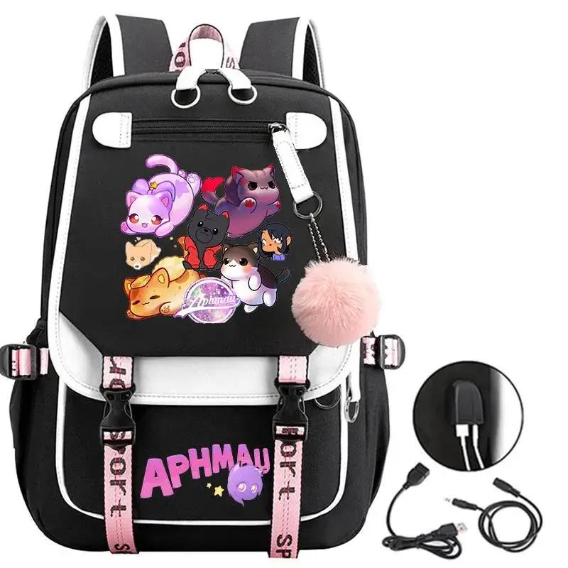 Рюкзаки з принтом Aphmau модні шкільні сумки з USB-зарядкою для дівчат-підлітків сумка для ноутбука мультяшний рюкзак для книг студентський рюкзак
Рюкзаки з принтом Aphmau модні шкільні сумки з USB-зарядкою для дівчат-підлітків сумка для ноутбука мультяшний рюкзак для книг студентський рюкзак