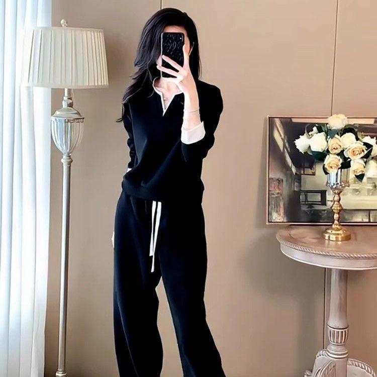 2026 Spring/Autumn V-neck Long Sleeve Straight-Leg Pants Stylish Women s Two-Piece Suit - Age-Reducing & Slimming. 3XL (135-145 cm)
2026 Spring/Autumn V-neck Long Sleeve Straight-Leg Pants Stylish Women s Two-Piece Suit - Age-Reducing & Slimming. 3XL (135-145 cm)