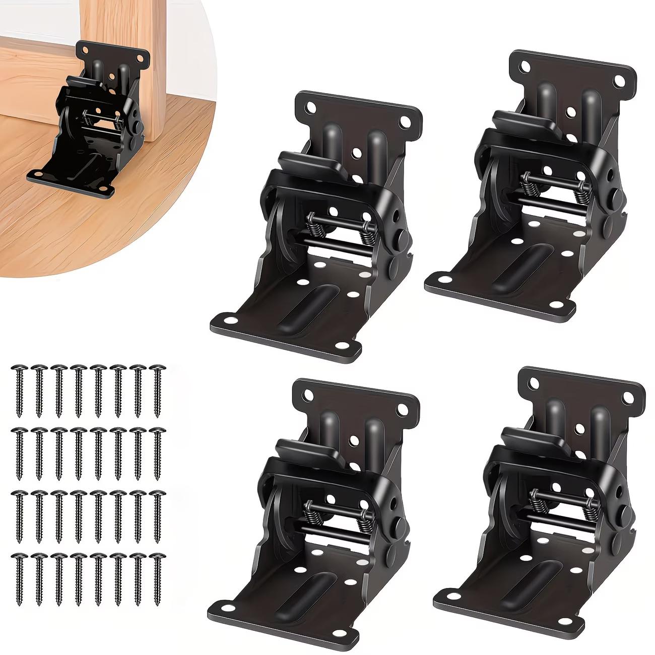 4 Sets of Stainless Steel Folding Supports, Self-locking Hinges, Suitable for Table Workbenches, Chairs, Furniture, Beds, Garage
4 Sets of Stainless Steel Folding Supports, Self-locking Hinges, Suitable for Table Workbenches, Chairs, Furniture, Beds, Garage