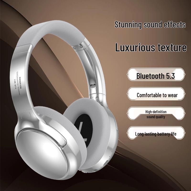 COUVEZI VJE901 Wireless Bluetooth Over-Ear Headphones
COUVEZI VJE901 Wireless Bluetooth Over-Ear Headphones