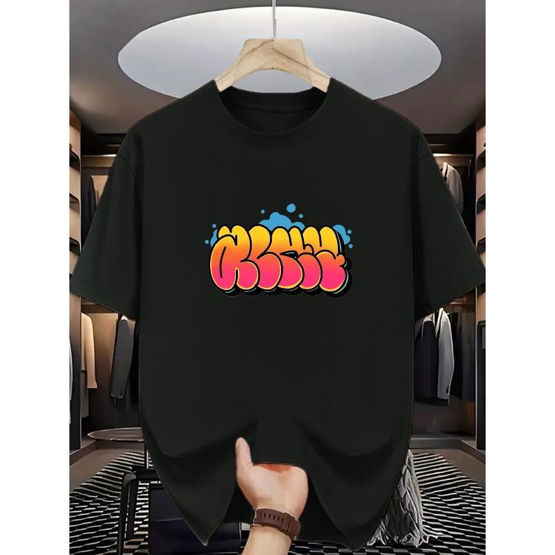 European sizes Men S Graphic Tee - Bold KIDZ Print with Colorful Splashes, Black Short Sleeve T-Shirt for Summer, Comfortable Round Neck Design 4XL чорний
European sizes Men S Graphic Tee - Bold KIDZ Print with Colorful Splashes, Black Short Sleeve T-Shirt for Summer, Comfortable Round Neck Design 4XL чорний