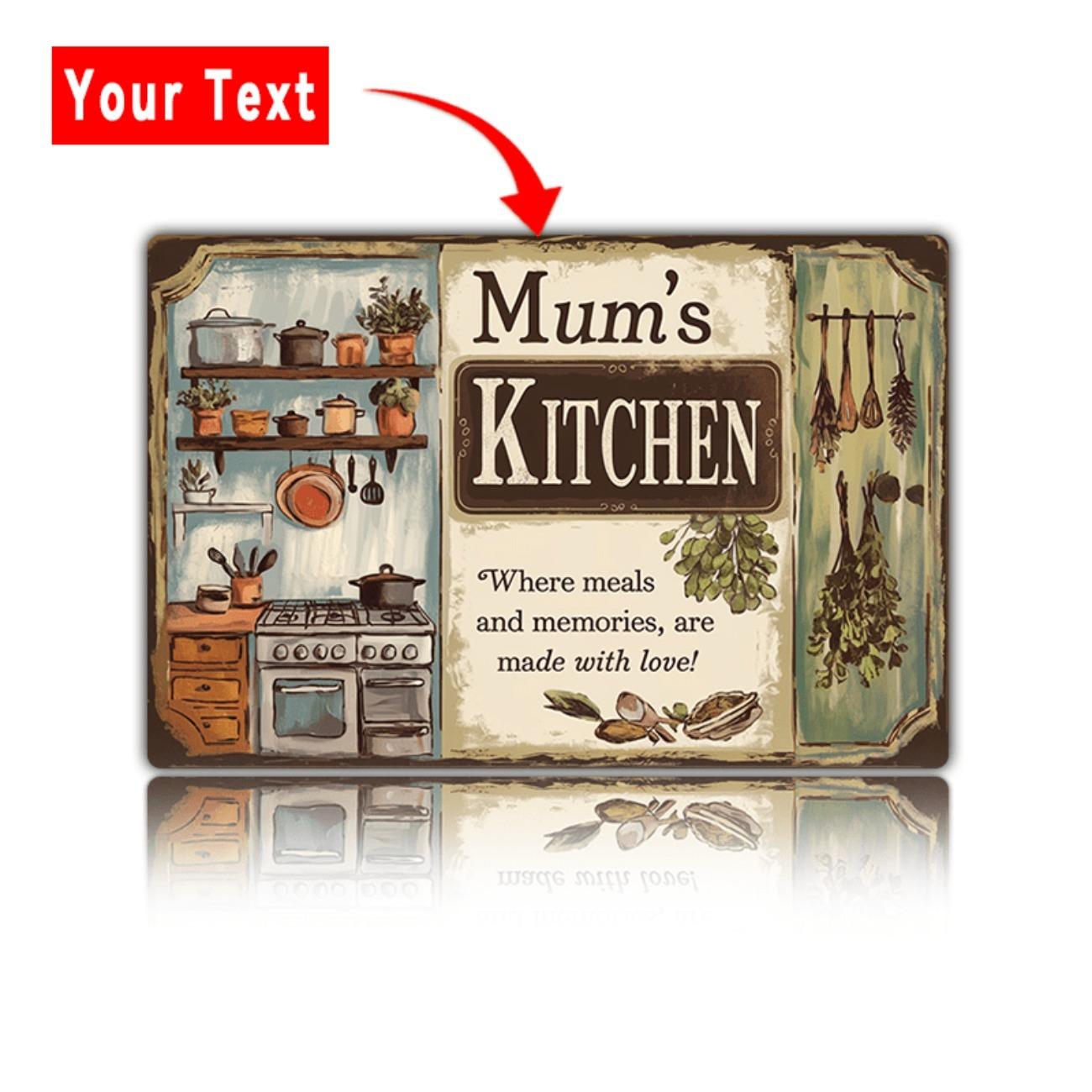 Personalized Custom Text Metal Tin Sign Wall Art Home Kitchen Cafe Pub Decor білий
Personalized Custom Text Metal Tin Sign Wall Art Home Kitchen Cafe Pub Decor білий