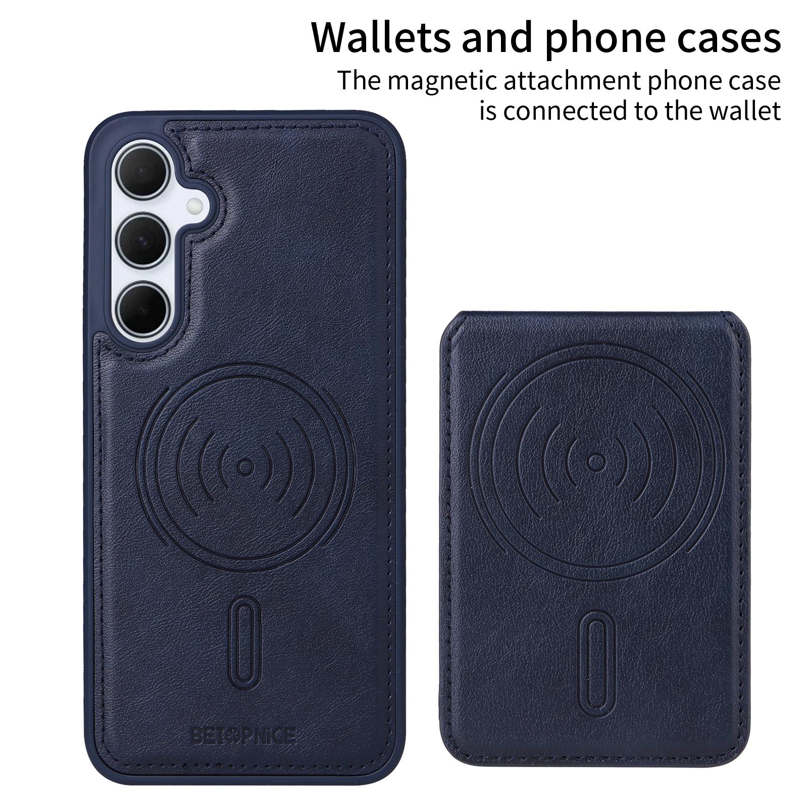 For Samsung Galaxy A35 5G Magnetic Case BETOPNICE RFID Blocking Leather Phone Back Cover with Detachable Card Bag Black
For Samsung Galaxy A35 5G Magnetic Case BETOPNICE RFID Blocking Leather Phone Back Cover with Detachable Card Bag Black